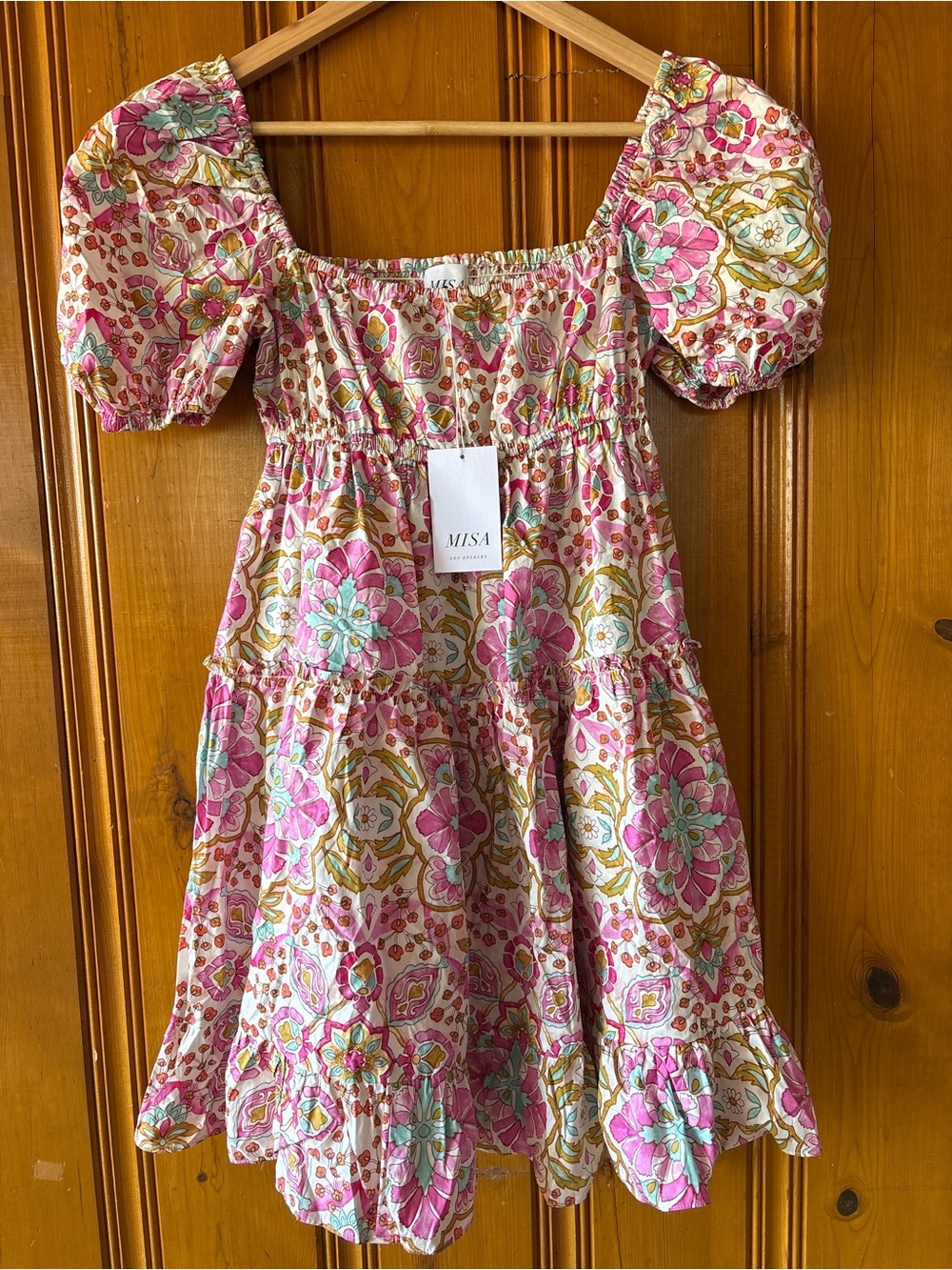 NWT Misa Los Angeles Kayla Mini Dress Floral Sz XS